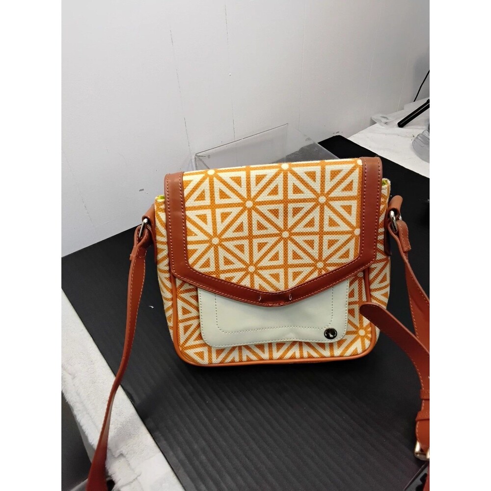 Spartina 449 Crossbody Bag Made with Laminated Linen 1003